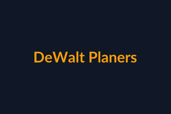 DeWalt Planers available at Raguveer Electric Talala