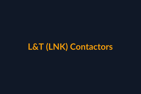 L&T Contactors available at Raguveer Electric Talala