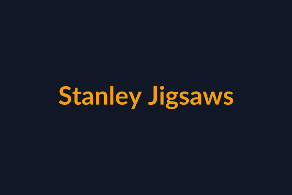 Stanley Jigsaws available at Raguveer Electric Talala